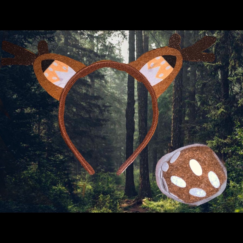 Deer halloween costume pieces
